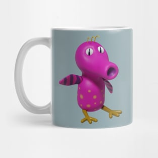 Cute pink bird Monster Mug